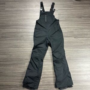 Women's Black Bib Overalls